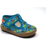 Milami barefoot přezůvky BF1-ZAB27-06A Light blue Monster Velikost: 21