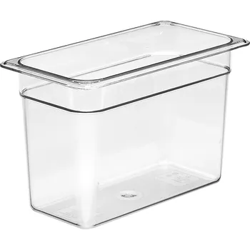 Nádoba Camwear GN 1/3 z polykarbonátu, Cambro, GN 1/3, 6,9L, Průhledná, 325x176x(H)200mm