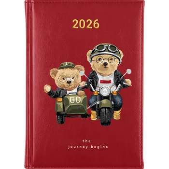 Kalendář Knižkový kalendář 2026 A5 FunnyCase modrý