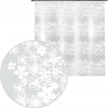 Prostěradlo Textilní sprchový Závěs Sepio 200 x 180 cm