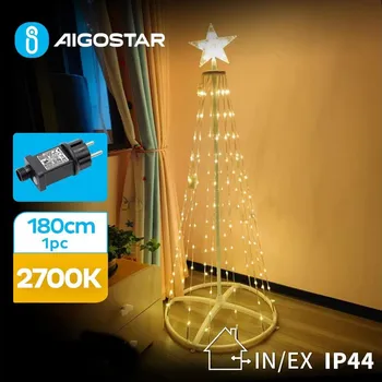 Venkovní osvětlení Aigostar-LED Venkovní vánoční dekorace LED/3,6W/31/230V 2700K 180cm IP44