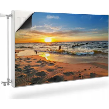 Obraz Magnetická krycí deska na radiátor 80 x 60 cm béžová