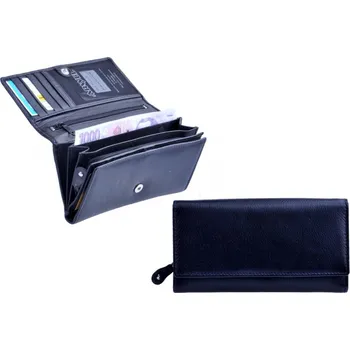 Peněženka Dámská kožená peněženka 511-2120 černá