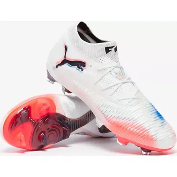 Kopačky Kopačky Puma Future 8 Ultimate FG bílá/červená/modrá (11uk/ 46EU/ 30cm)