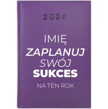 Kalendář Knihový kalendář 2026 A5 fialový