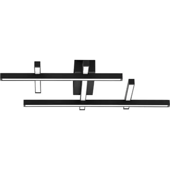 Nova Luce Pace LED stropní svítidlo 58CM / Černá