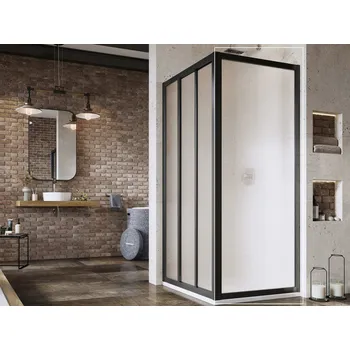 RAVAK Sprchový kout Ravak Supernova ASDP3/APSS 80x90x198 rohový, černá/grape 00V403R2ZG;940703R2ZG