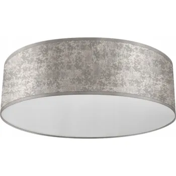 Stropní Svítidlo Cerlux béžový kulatý látkový 3xE27 50 cm skandinávský