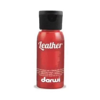 Speciální výtvarná barva Barva na kůži Darwi Leather 50ml – 490 Vermilion