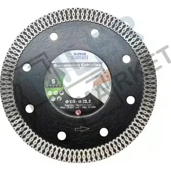 Řezný kotouč SIMA Diamantový kotouč 115/22,2 PREMIUM extra tenký (Ref. R-6902115)