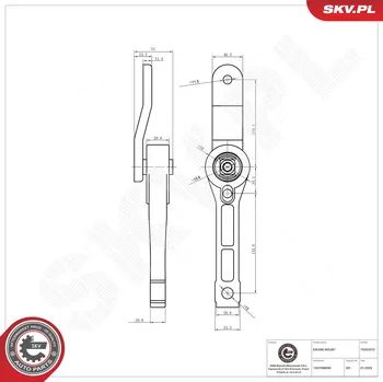 Silentblok motoru Zavěšení a uložení motoru ESEN SKV 75SKV072