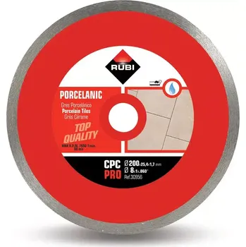 Řezný kotouč RUBI Diamantový kotouč CPC 200 PRO na porcelán (Ref. 30956)