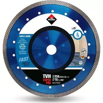 Řezný kotouč RUBI Diamantový kotouč TVH 250 SUPERPRO VIPER (Ref. 31937)