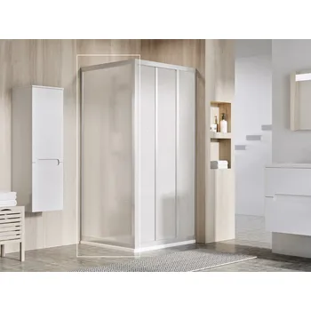 RAVAK Sprchový kout Ravak Supernova ASDP3/APSS/APSS 80x80x198 třístěnný, satin/pearl 00V40UR211;94040UR211;94040UR211