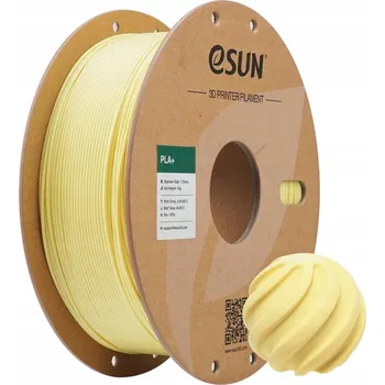 Filament ESun PLA+ Filament žlutý 1.75mm 1kg papírová cívka Almond Yellow