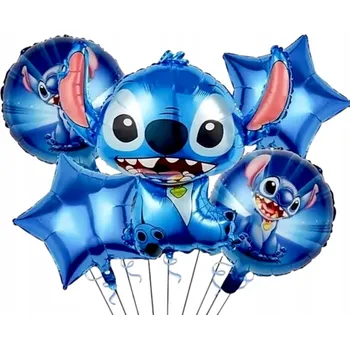 Balónek Sada balónků Stitch Lilo Sticz 80 cm na narozeniny