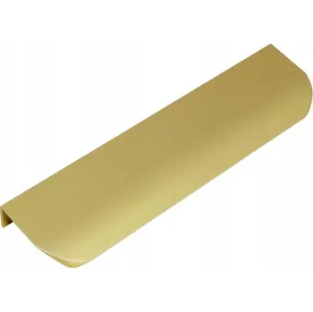 Nábytkové kování Nábytková úchytka hranová, zlatá matná, 14,8 x 4 x 2 cm