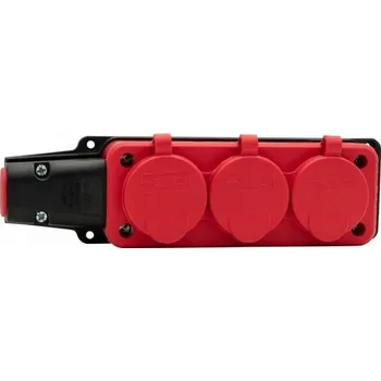 Elektrická zásuvka Prodlužovací přívod F-Elektro červený