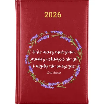 Kalendář Knižní kalendář 2026 A5 FunnyCase červený