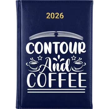 Kalendář Knižní kalendář 2026 A5 modrý