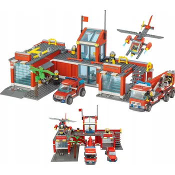 ostatní stavebnice Stavebnice K&M hasičská stanice 774 dílů