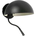 Faro Dominica E27 nástěnné svítidlo Černá / s bodovým přísvitem