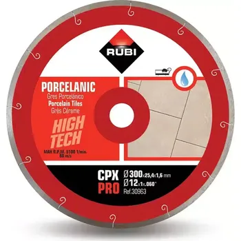 Pilový kotouč RUBI Diamantový kotouč CPX 300 PRO s J-drážkou (Ref. 30963)