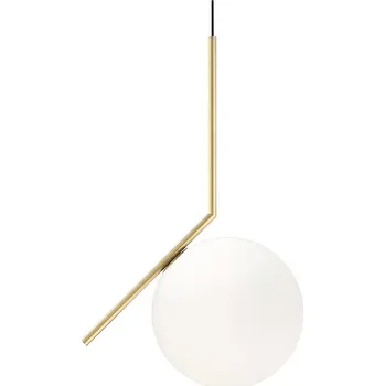 Flos IC Lights S2 E27 závěsné svítidlo Mosaz