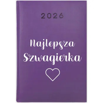 Diář Knihový kalendář 2026 A5 fialový