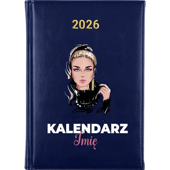 Diář Knižní kalendář 2026 A5 modrý