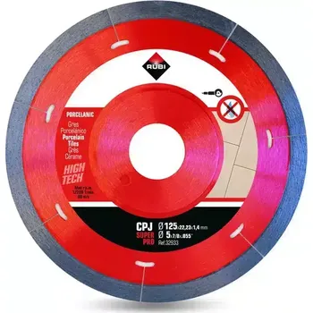 Řezný kotouč RUBI Diamantový kotouč CPJ 125 SUPERPRO J-drážka (Ref. 32933)