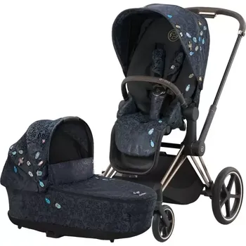 Kočárek CYBEX Rám Priam 4.0, Seat Pack, Lux Carry Cot 2025 Jewels of Nature
