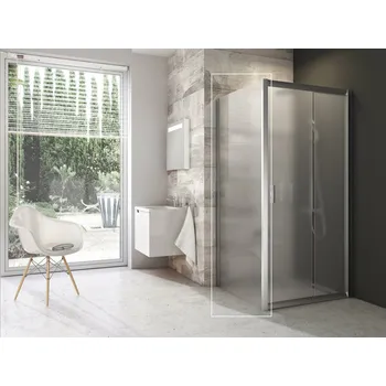 RAVAK Sprchový kout Ravak Blix BLDP2/BLPS 110x90 rohový, satin/grape 0PVD0U00ZG;9BH70U00ZG
