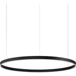 Nova Luce Motif LED kruhové závěsné svítidlo stmívatelné CCT Černá / 3000K TRIAC / ⌀150cm