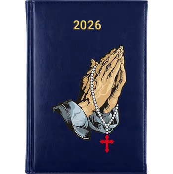 Kalendář Knižní kalendář 2026 A5 modrý