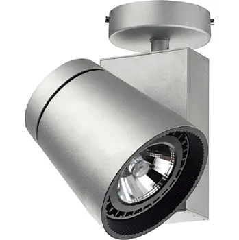 Indeluz Florida LED stropní svítidlo šedé 4000K