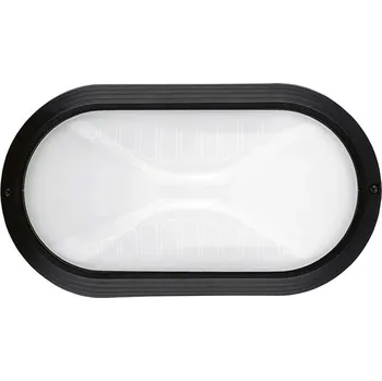 Nástěnné svítidlo Cristher Plaff oval E27 přisazené svítidlo černé S