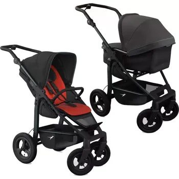 Kočárek TFK mono 4 2v1 včetně sportovního sezení anthracite with red highlights