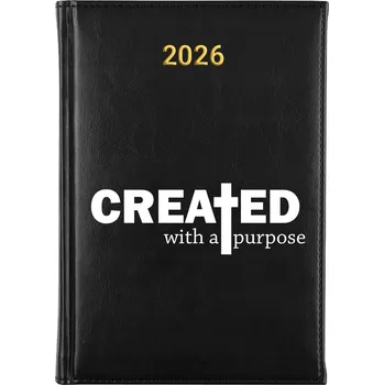 Kalendář Knižkový kalendář 2026 A5 černý