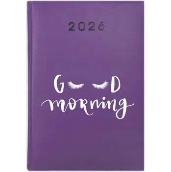 Kalendář Knihový kalendář 2026 A5 fialový