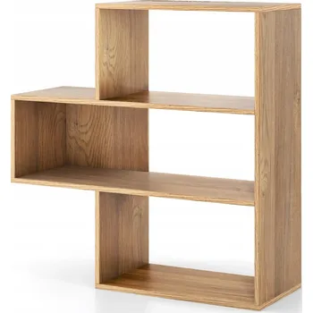 Knihovna Regál Costway 84 cm x 83,5 cm x 29,5 cm v odstínech hnědé