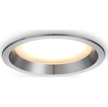 Downlight LED zápustné kulaté svítidlo Ra80 Stříbrná