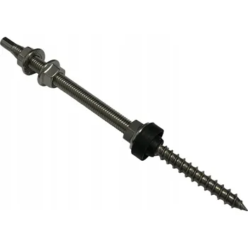 DVOUZÁVITOVÝ ŠROUB PV M10X300 Z NEREZOVÉ OCELI PRO FOTOVOLTAIKU