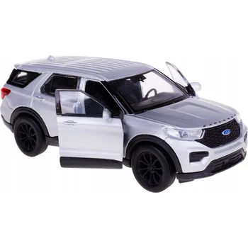 autíčko FORD EXPLORER 2023 WELLY KOVOVÝ MODEL 1:34-39 STŘÍBRNÝ