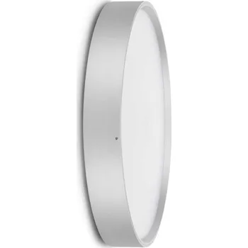 Lombardo Ola LED kruhové svítidlo přisazené IP66 IK08 Stříbrná / 4000K / 330mm