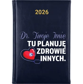 Kalendář Knižkový kalendář 2026 A5 FunnyCase modrý