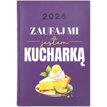 Kalendář Knižkový kalendář 2026 A5 Cute Cups fialový