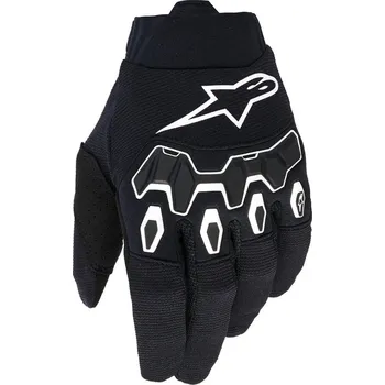 Moto rukavice Rukavice full bore v2 youth/kids, alpinestars, dětské (černá/bílá, vel. xs)