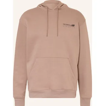 Pánská mikina New Balance Pánská Mikina S Kapucí Lin Rp, růžová, L