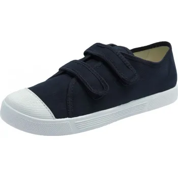 Chlapecká obuv Tenisky plátěnky kecky Skarpol TOLEK 065-1 tm. modré s koženou stélkou velikost: 34/35